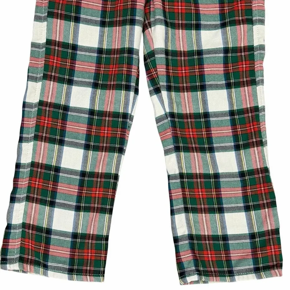 THE BEAUFORT BONNET COMPANY Boys Plaid Holiday Trousers Size 4T